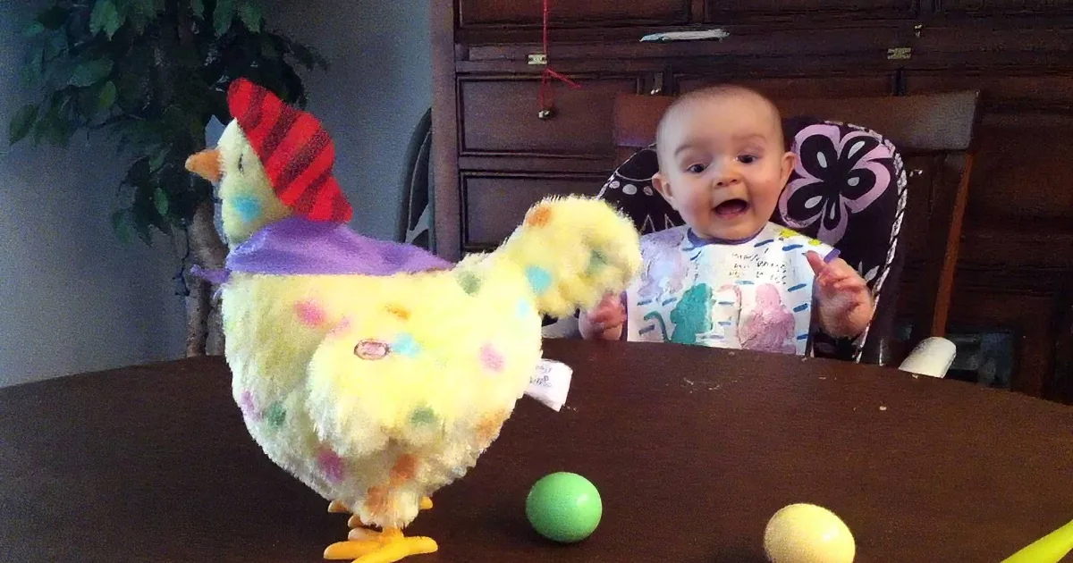 Baby Finally Figures out Where Eggs Come From. You'll Be Floored When You See Her Reaction!