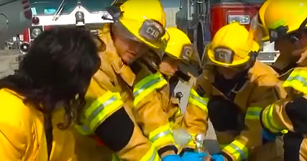 The Result of These Firefighters' 'Stayin' Alive' Flash Mob Is Totally Epic