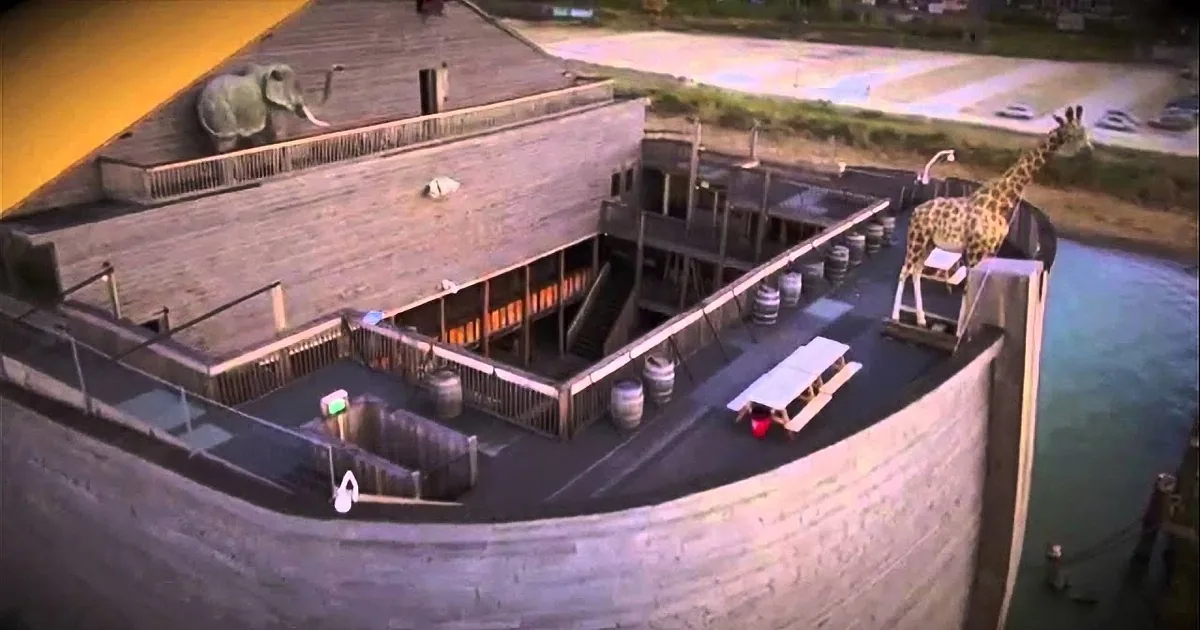 A Carpenter Spends Years to Build Noah's Ark. Wait Until You See What's Inside!