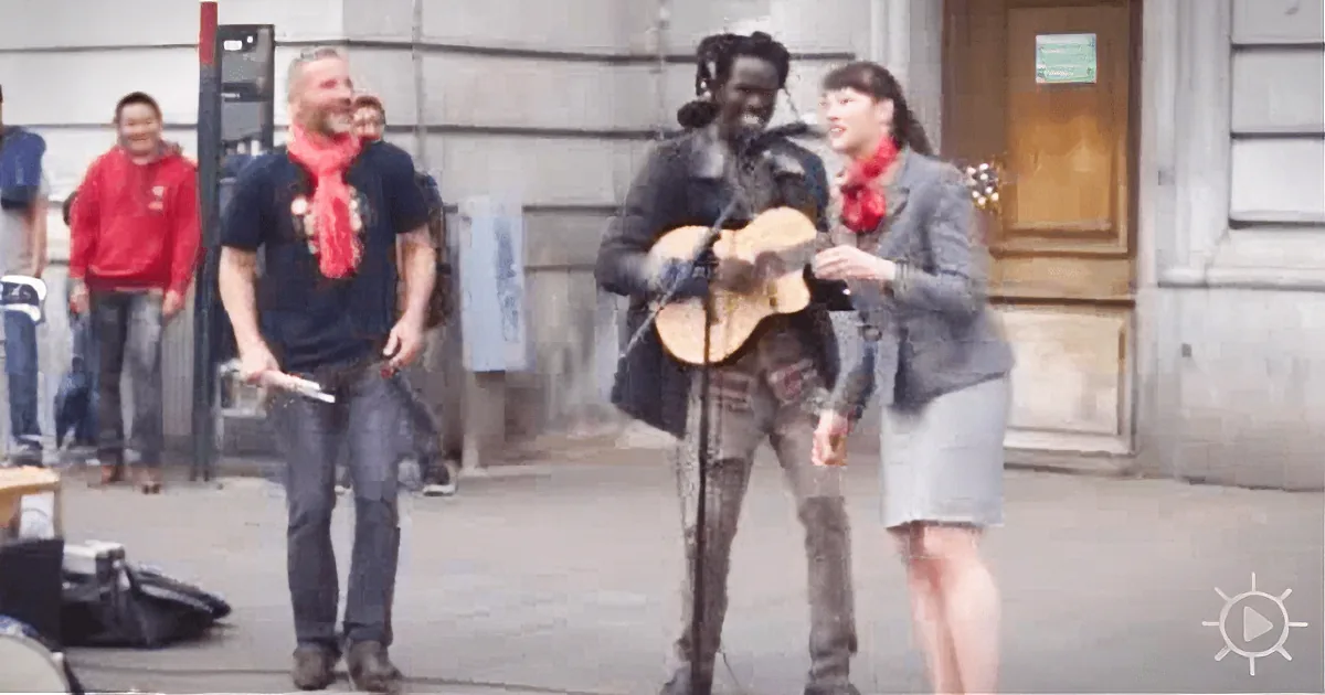 A Street Musician Calls a Bystander to Join Him. No One There Was Prepared for This!