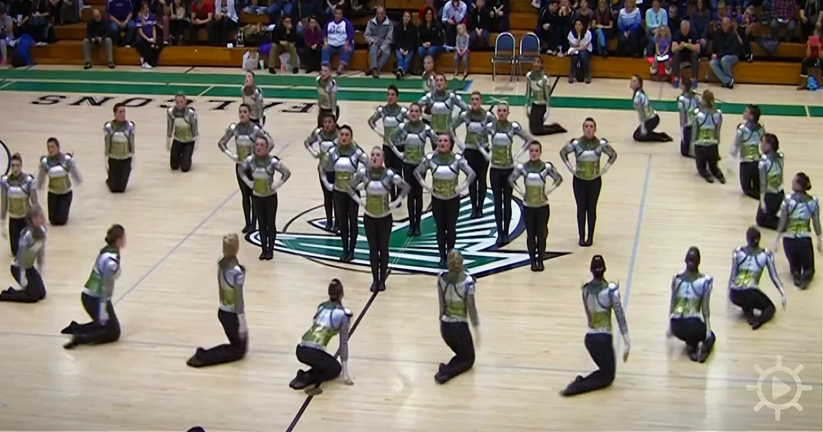 ''Armored'' All-Girl Drill Team Takes Floor for Flawless Sci-Fi Themed Routine
