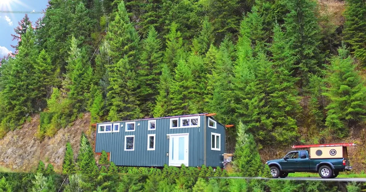 You Will *Gasp* at the Gorgeous Kitchen Inside This Tiny House -- Oh, and the Bath!