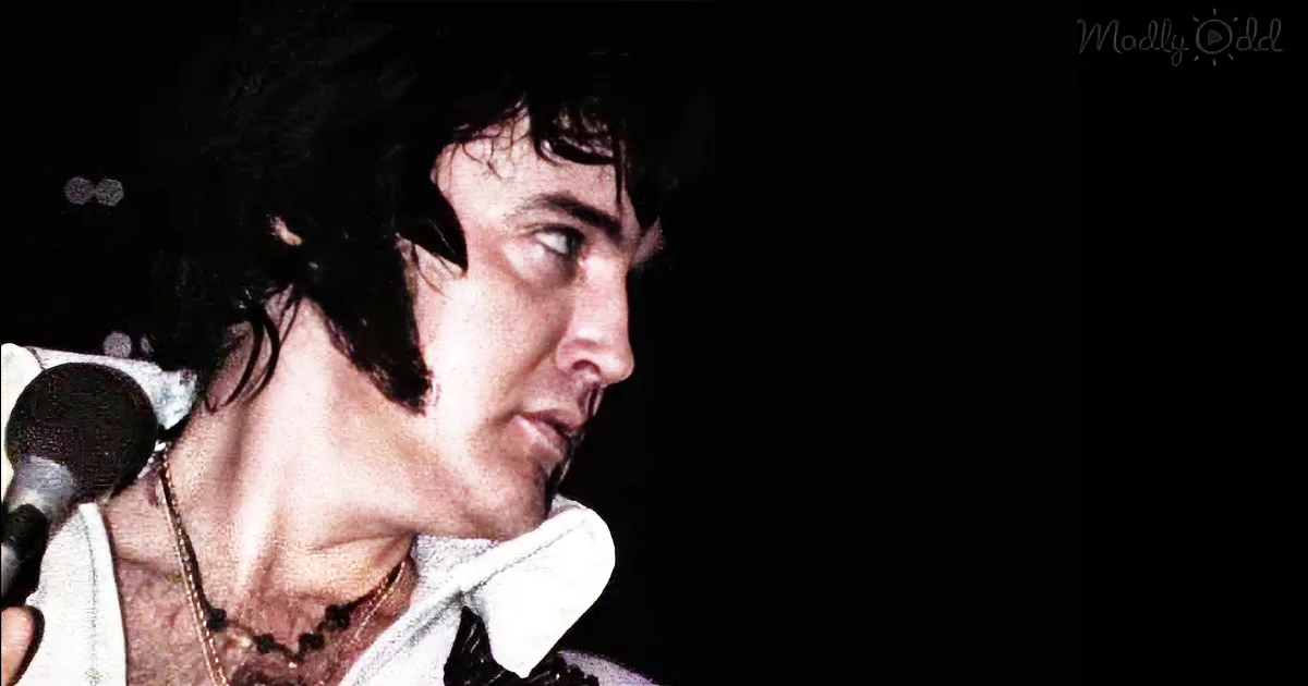 A close-up of a person with dark hair, wearing a white shirt and a microphone in front of them.