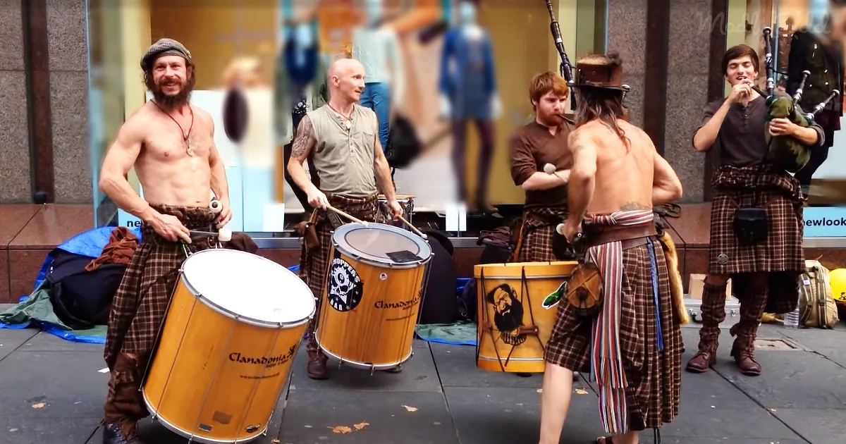 7 Scotsmen Begin to Perform. in Seconds, Their Haunting Music Takes Everyone's Breath Away