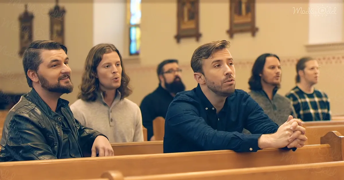 6 Men Sing 'Amazing Grace' in a Tranquil Church - but This Rendition Is Like Nothing I've Heard Before