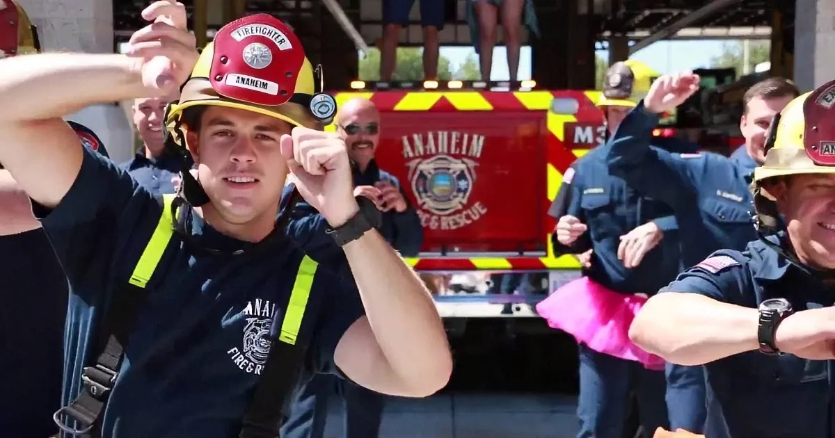 Firefighters Appeared on Camera. but When the Music Started Playing, I Couldn't Look Away! Whoa!