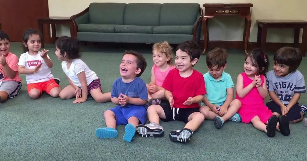 Teacher Told Them to Clap Their Hands. but Don't Take Your Eyes off That Boy in the Blue Shirt!