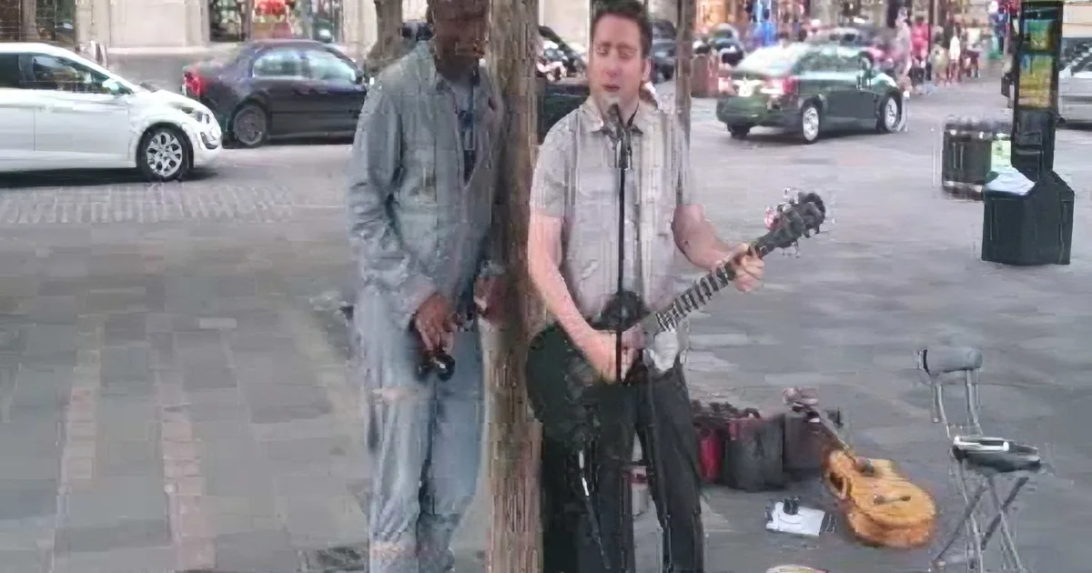 Busker Was Singing Alone in the Streets. but When This Famous Singer Joined Him...