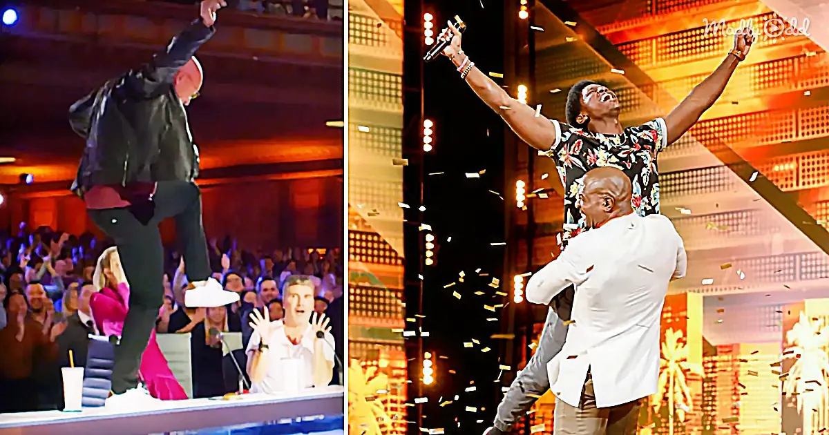 Over-Excited AGT Judge Stomps on Golden Buzzer After Singer''s Audition