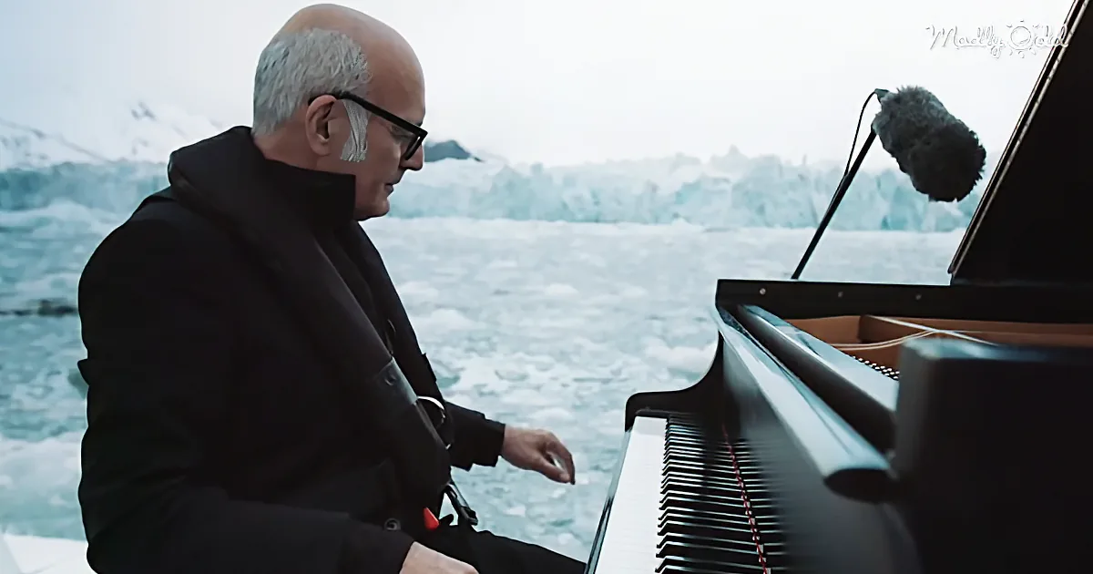 A Man Plays Piano in the Arctic as the Ice Around Him Cracks and Crumbles Away in Haunting Video