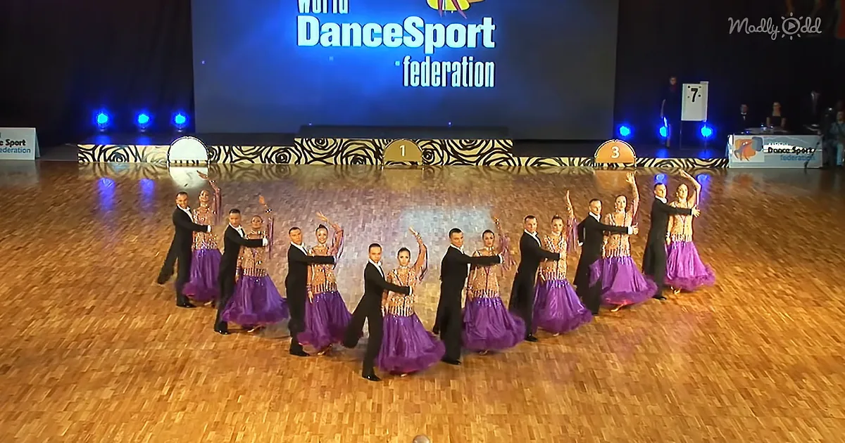 Elegant Ballroom Dancing Group Gives Jaw-Dropping Performance at Championship