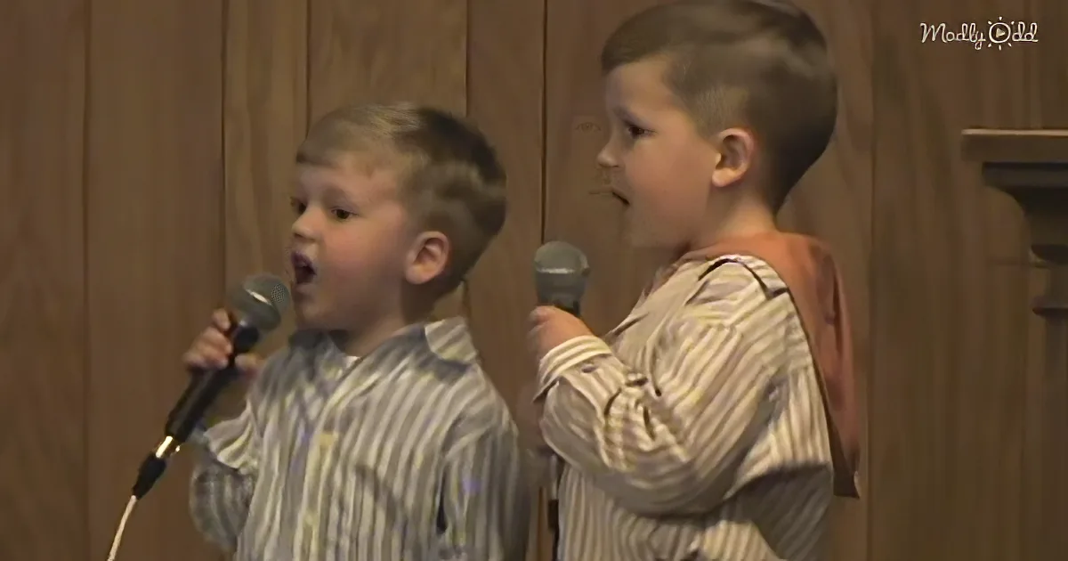 2 Young Brothers Sing an Easter Hymn. the Precious Performance Gets 5 Million Views