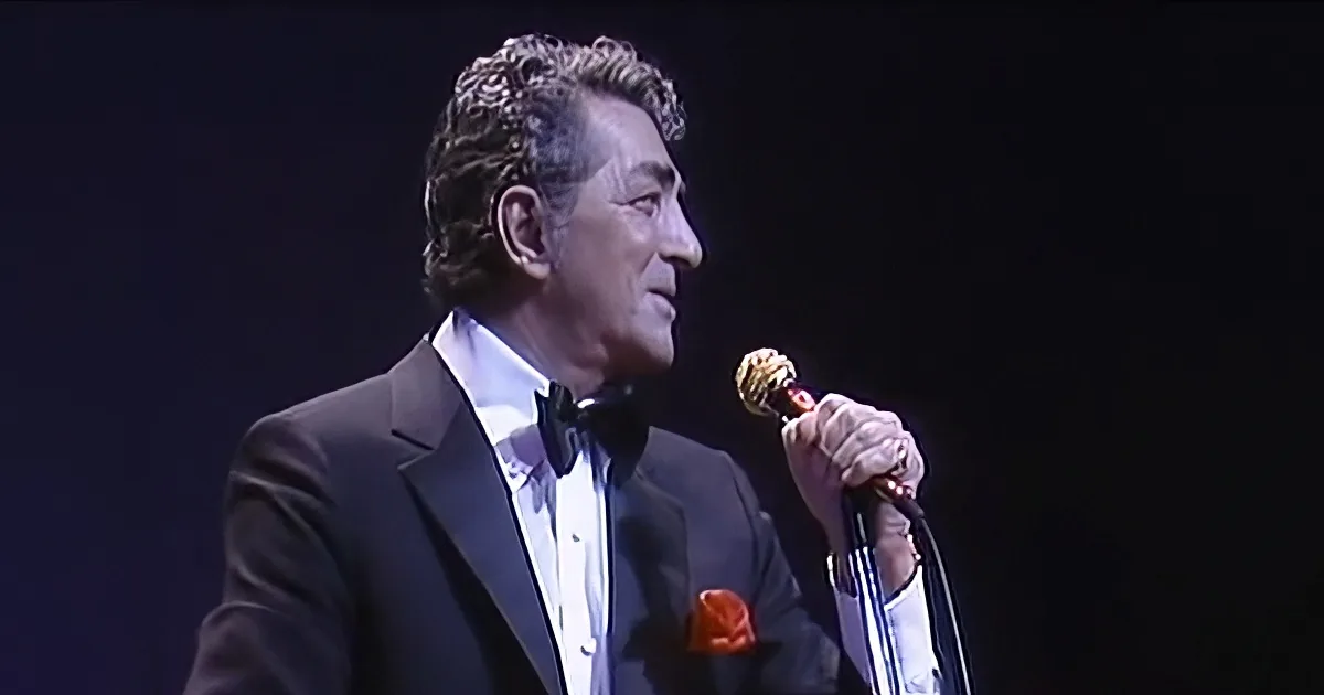 Dean Martin Sings One More Tearjerker 'For the Good Times' in Live London Performance