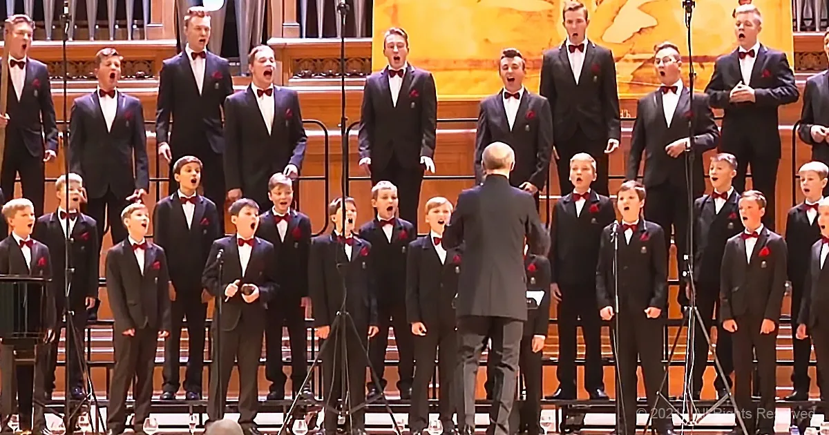 All-Boy Choir Showcases Incredible 'The Lion Sleeps Tonight' Rendition