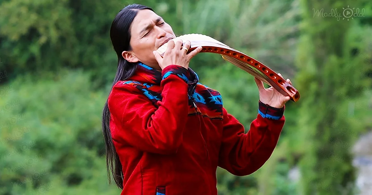 Native American Brothers Cover 'The Lonely Shepherd' Using Pan Flutes