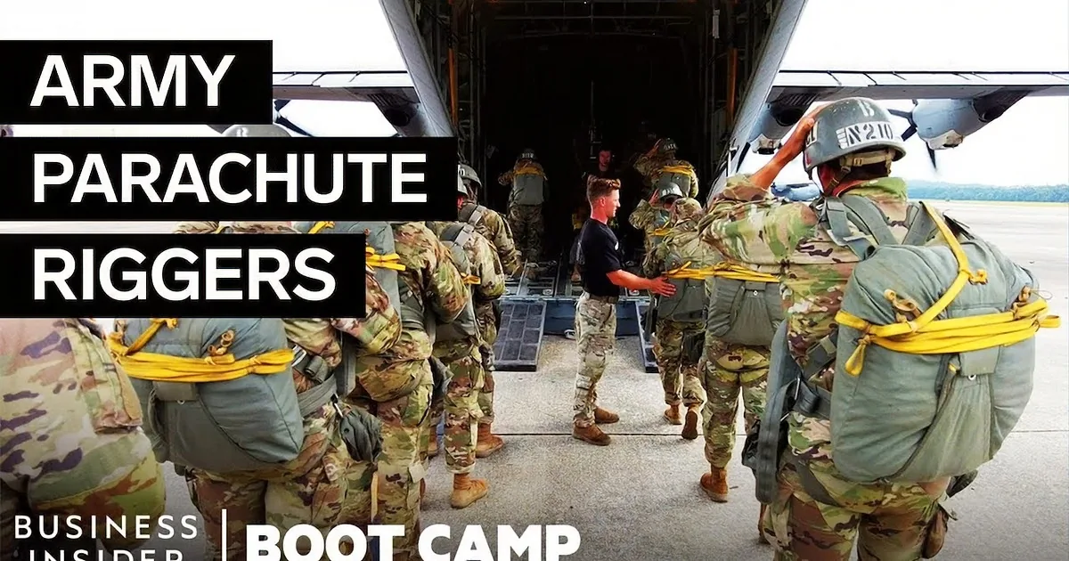 Before They Graduate, Soldiers Jump out of a Plane With a Parachute They Pack Themselves