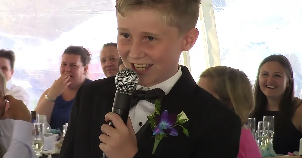 Youngest Best Man Ever Delivers Hilarious Speech at Uncle''s Wedding