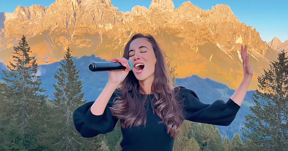 Epic Cover of ''You Raise Me Up'' Shot in Front of Breathtaking View