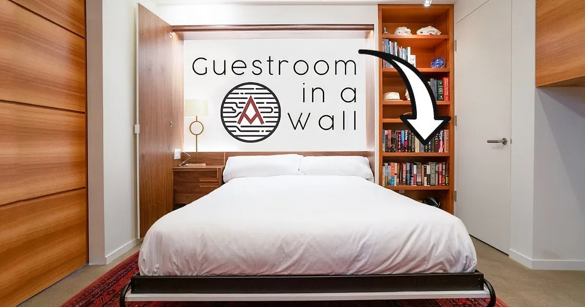 A neatly made bed with white linens is positioned against a wall with a colorful abstract painting above it.
