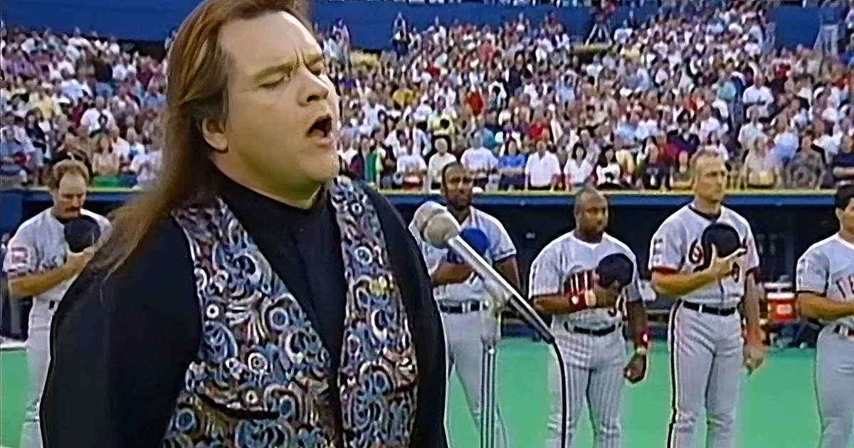 Meat Loaf Showed Everyone How the National Anthem Should Be Sung.