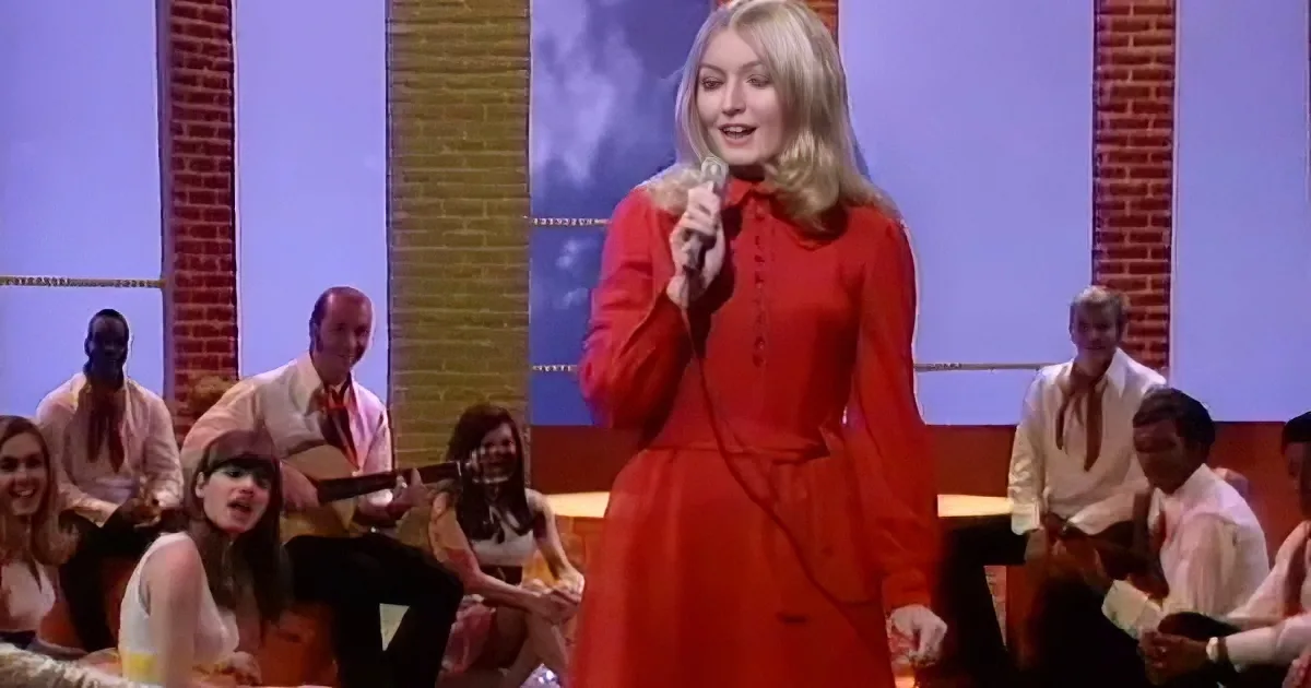 Mary Hopkin performing on Ed Sullivan