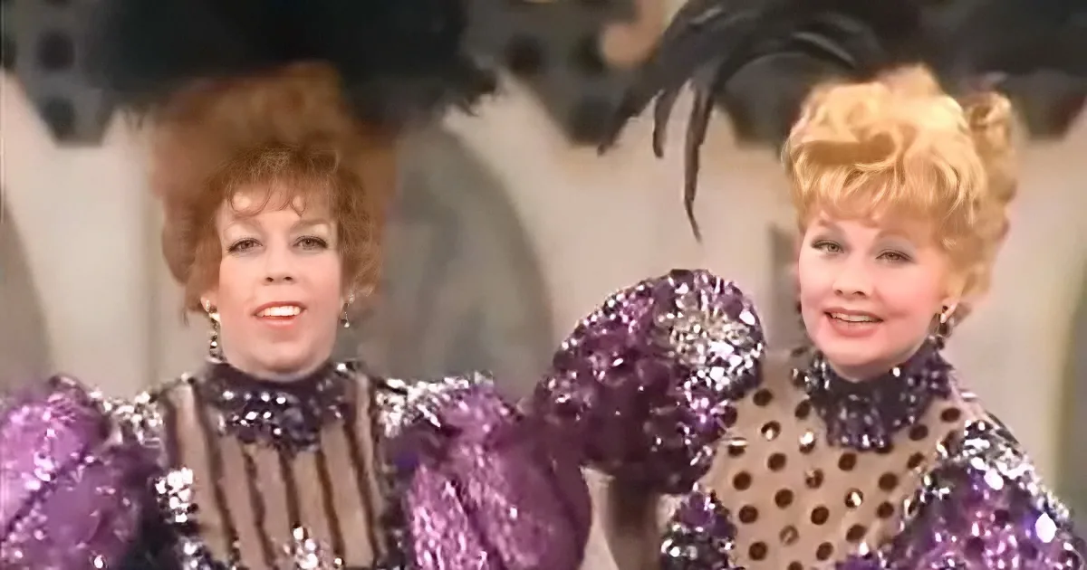 Harvey Korman as 'Super-Guy' with Carol Burnett