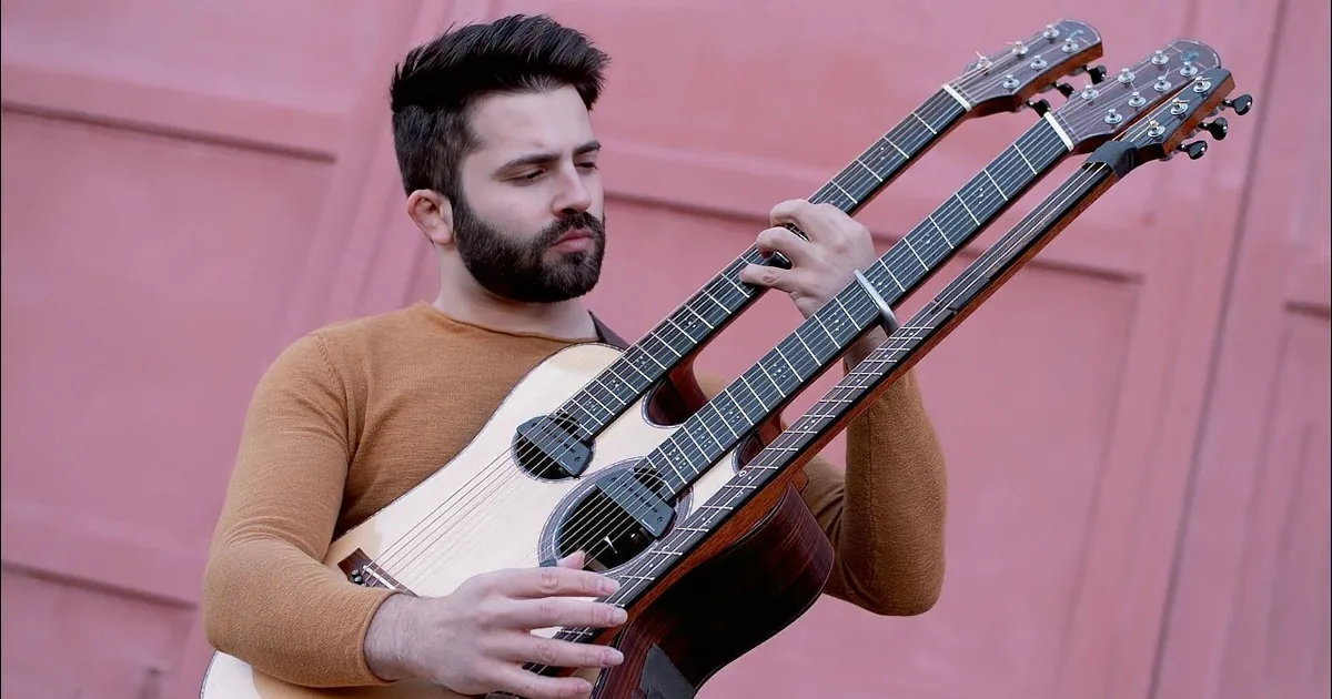 Awesome Triple Neck Guitar Cover of ''Pumped up Kicks''