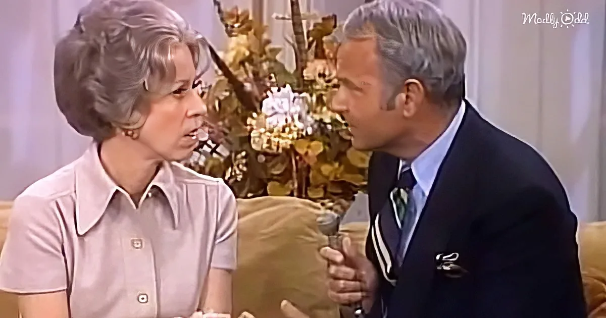 Harvey Korman and Carol Burnett during the skit