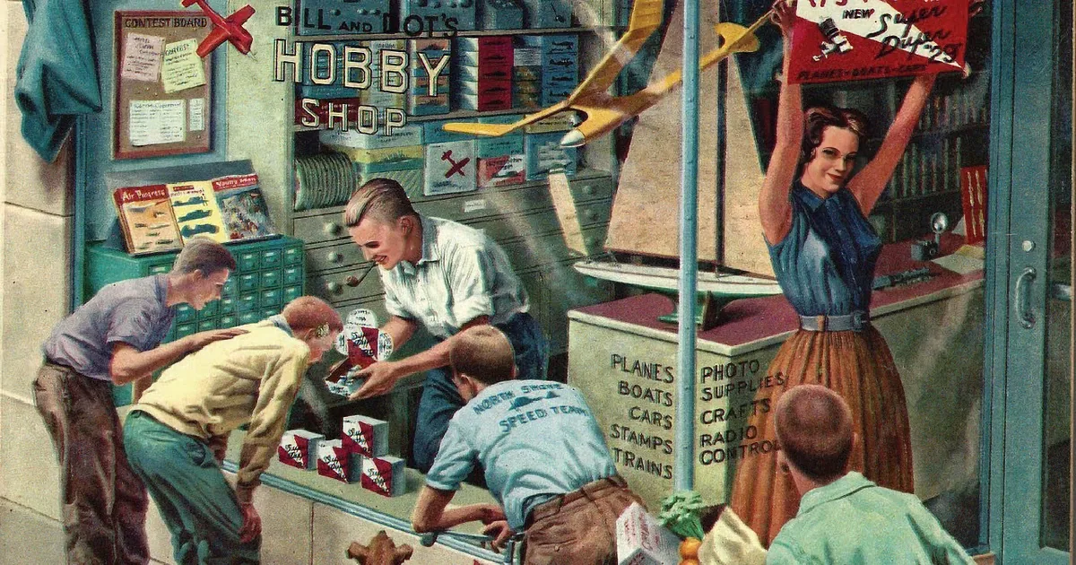 Reliving the Magic of Model Building in Hobby Shops