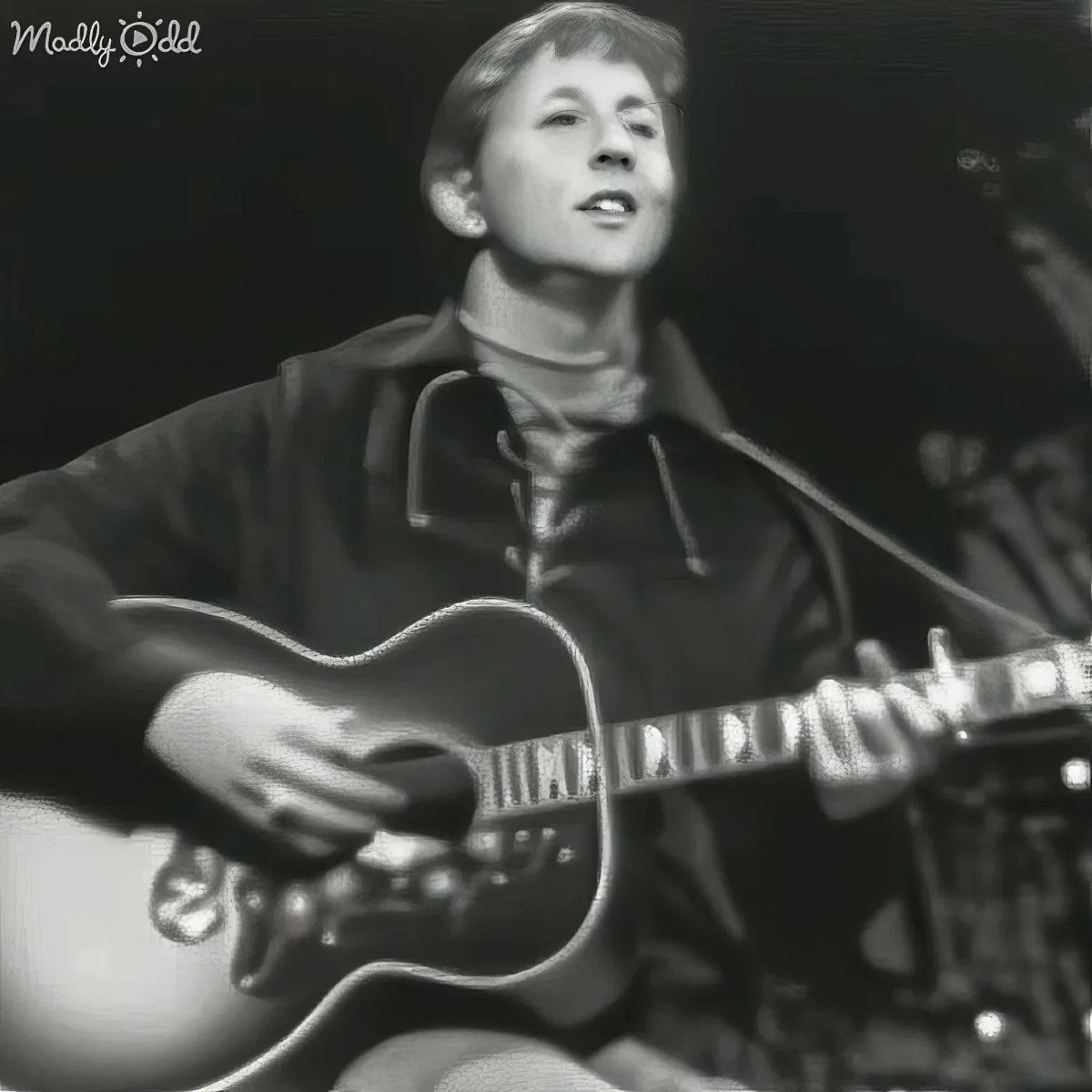 Bob Lind delivers 'Elusive Butterfly' in a serene setting, 1965