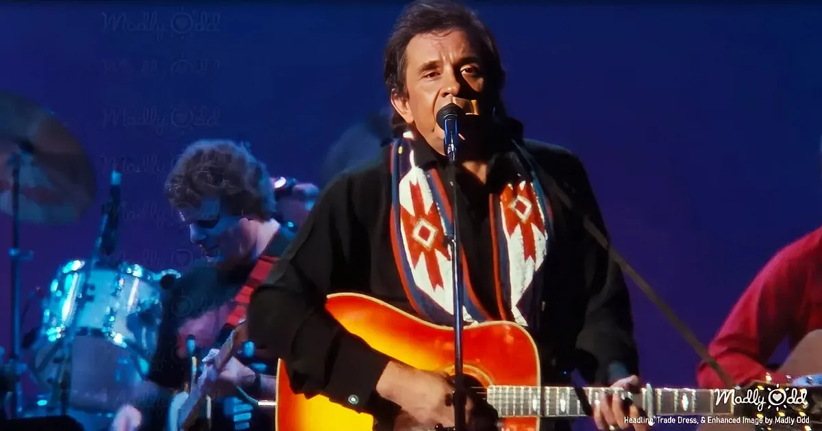 Johnny Cash Leads the Highwaymen in Tribute to Our ''Ragged Old Flag''