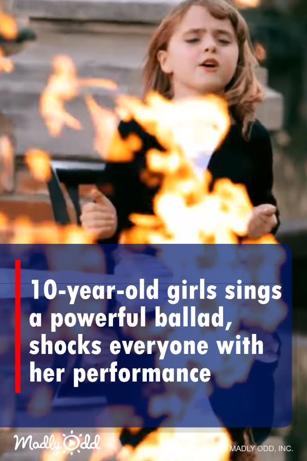 10-year-old girls sings a powerful ballad, shocks everyone with her performance