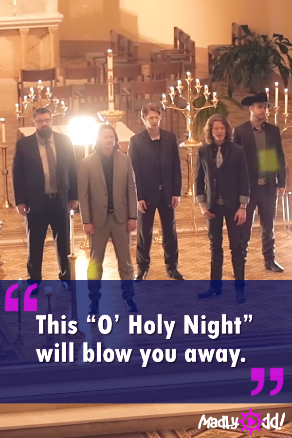 This incredible rendition of “O’ Holy Night” will blow you away. Wait till you hear it! WOW!