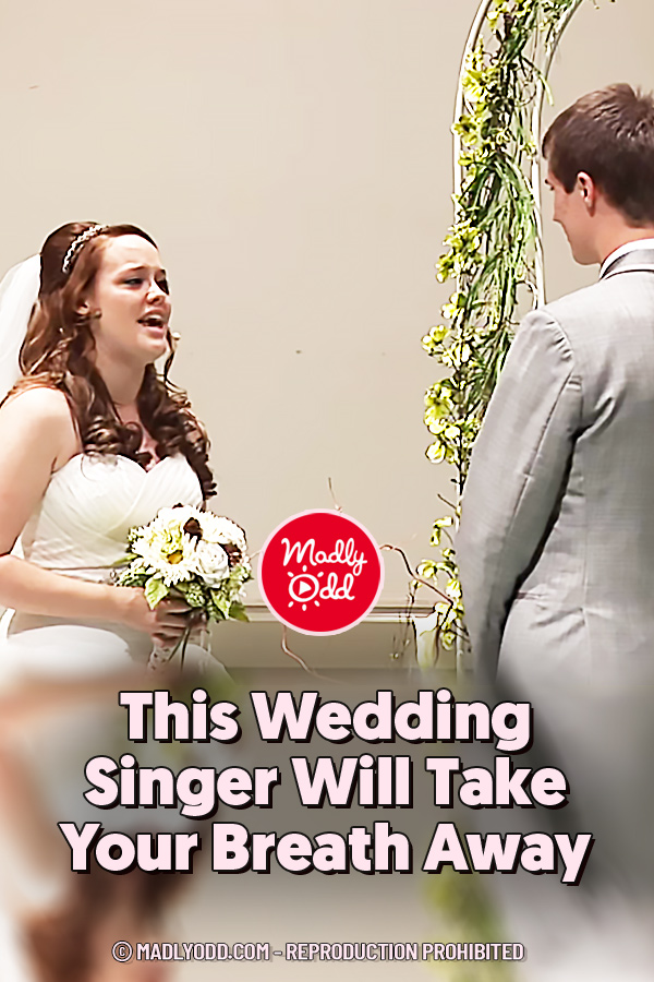 This Wedding Singer Will Take Your Breath Away