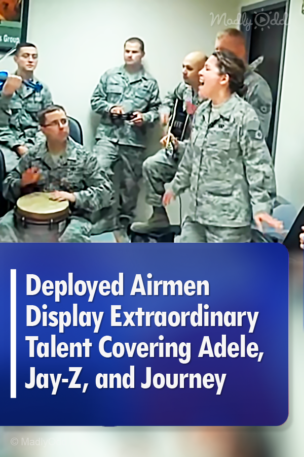 Deployed Airmen Display Extraordinary Talent Covering Adele, Jay-Z, and Journey
