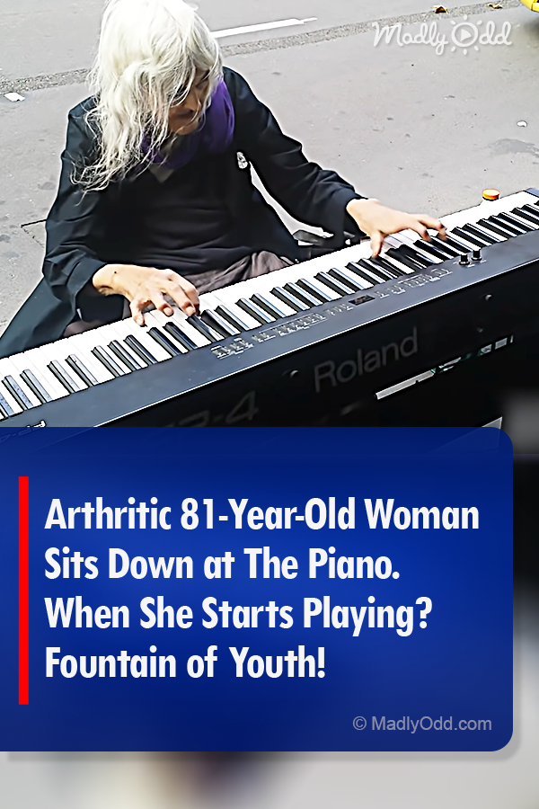 Arthritic 81-Year-Old Woman Sits Down at The Piano. When She Starts Playing? Fountain of Youth!