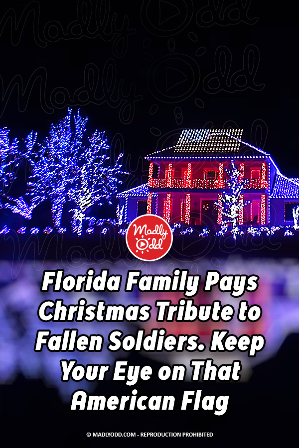 Florida Family Pays Christmas Tribute to Fallen Soldiers. Keep Your Eye on That American Flag