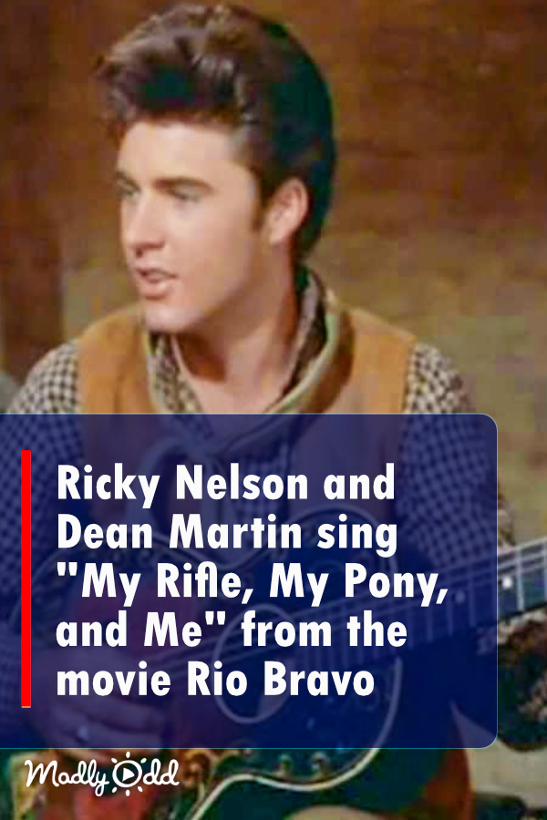 In this classic western, Dean Martin and Ricky Nelson sing.