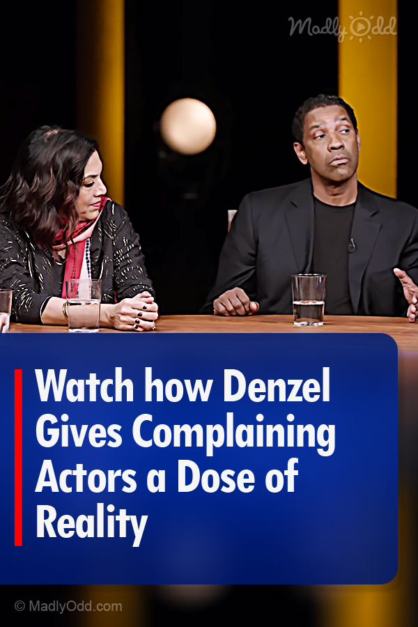 Watch how Denzel Gives Complaining Actors a Dose of Reality