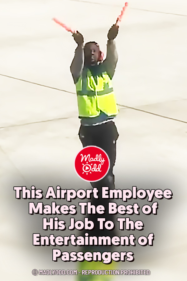 This Airport Employee Makes The Best of His Job To The Entertainment of Passengers