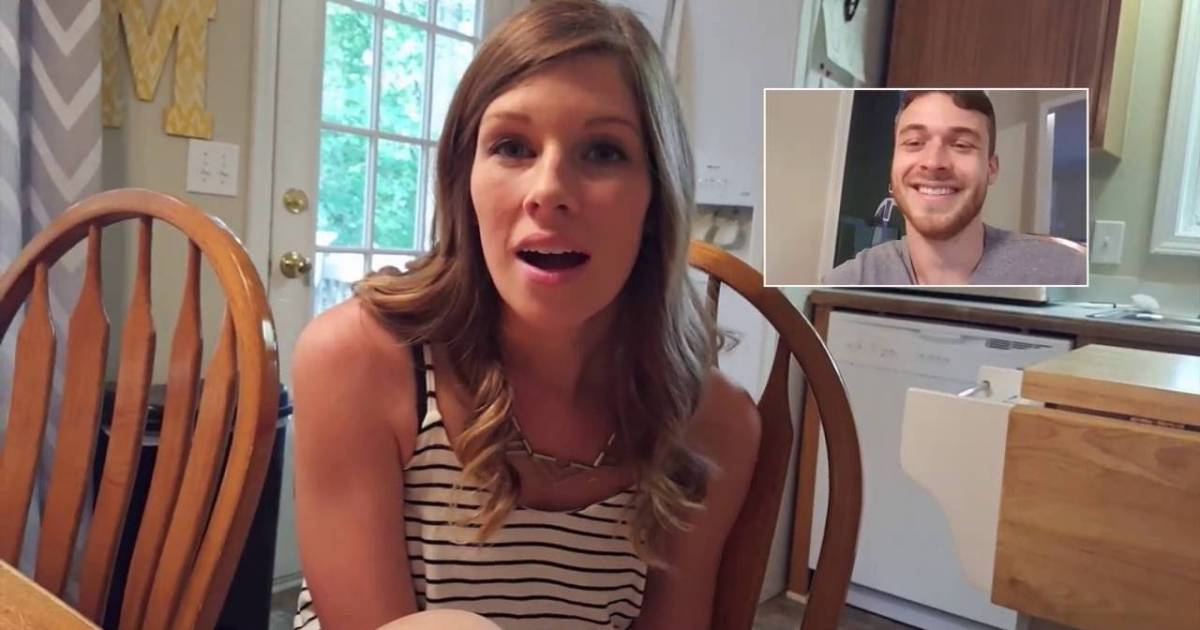 Husband finds out his wife is pregnant before her and lets her know picture picture