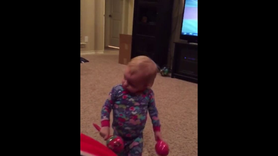A Sassy 2 Year Old Doesn T Like Daddy Playing Her Maracas Watch How