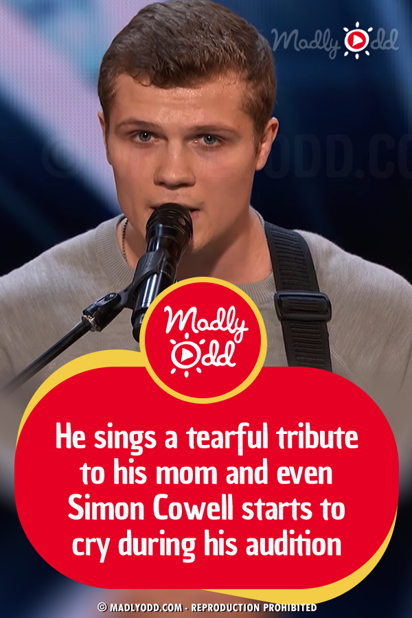 He Sings a Tearful Tribute For His Mom and Even Simon Cowell Starts to Cry