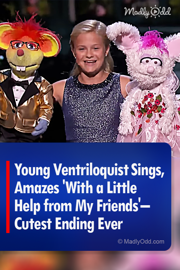 Young Ventriloquist Sings, Amazes \'With a Little Help from My Friends\'– Cutest Ending Ever