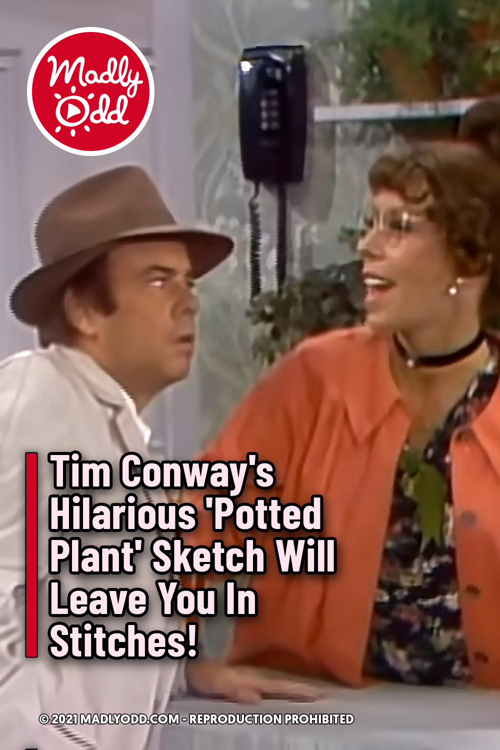 Tim Conway\'s Hilarious \'Potted Plant\' Sketch Will Leave You In Stitches!