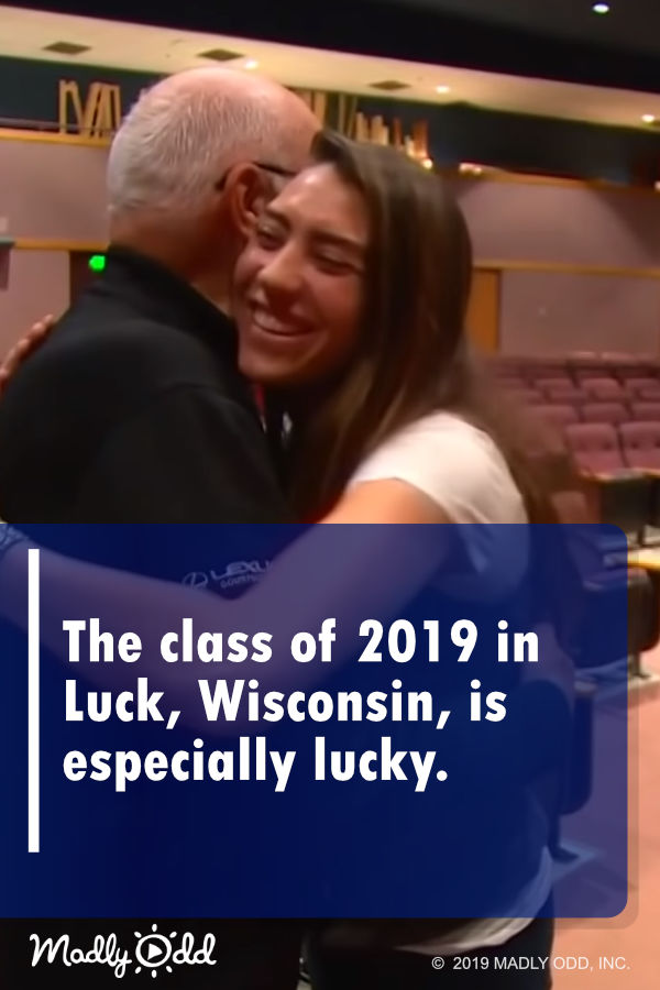 The class of 2019 in Luck, Wisconsin, is especially lucky.