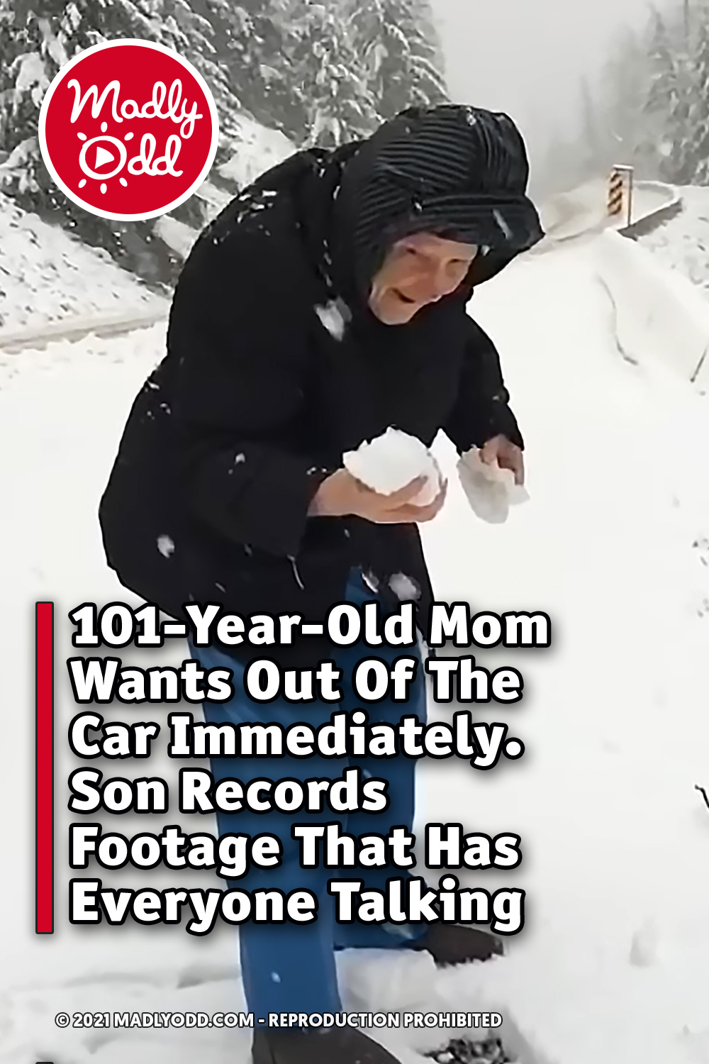 101-Year-Old Mom Wants Out Of The Car Immediately. Son Records Footage That Has Everyone Talking