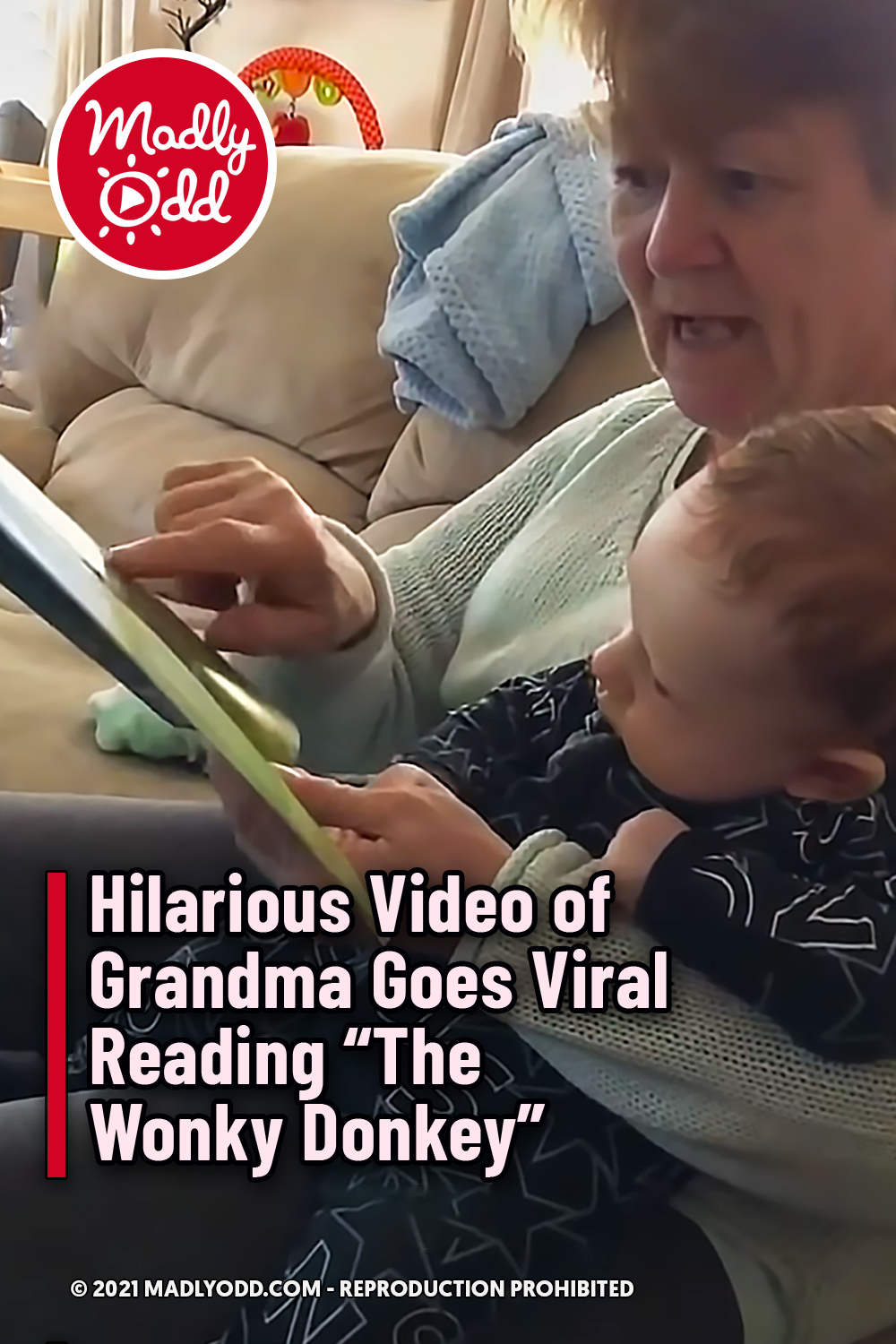 Hilarious Video of Grandma Goes Viral Reading \