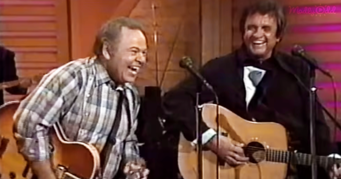 Roy Clark & Johnny Cash Have The Audience In Stitches With Their Fun ...
