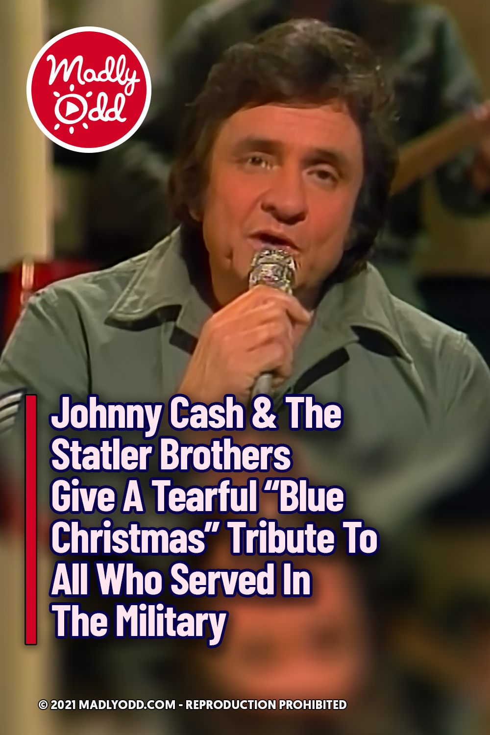 Johnny Cash & The Statler Brothers Give A Tearful \